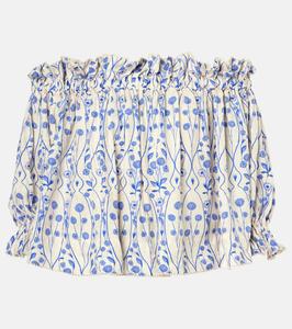 Блузка Urucu с открытыми плечами Agua by Agua Bendita, Petalo