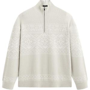 PEACEBIRD MEN Свитер мужской Mist White 1 полуводолазка Moderate