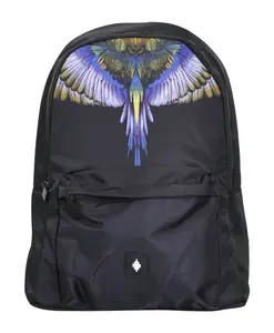 Современный функциональный черный рюкзак Marcelo Burlon, черный