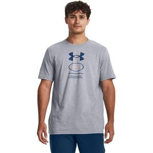 Футболка u.a. m branded gel stack ss Under Armour, цвет steel light heather