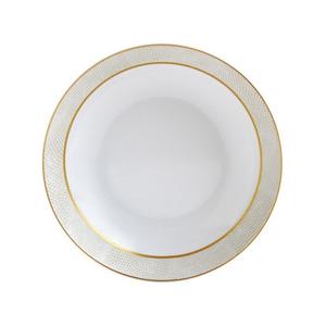 Bernardaud Sauvage White Coupe Суповая тарелка, золотой