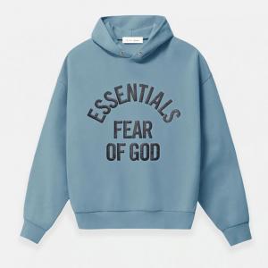 Худи Fear Of God Essentials Faded Coastal Campus ’90s, голубой