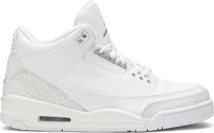 Кроссовки Air Jordan 3 Retro Silver Anniversary, белый