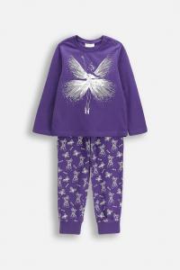 Детская хлопковая пижама Coccodrillo, фиолетовый