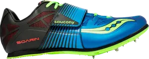 Кроссовки Saucony Soarin J2 Blue Slime, синий
