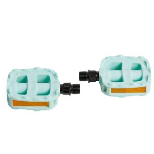 Педали детский велосипед 12 и 14 дюймов синие BTWIN, бирюзово-зеленый