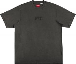 Футболка Supreme Acid Wash Short-Sleeve Top 'Black', черный