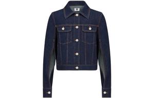 Джинсовая куртка женская синяя Dior