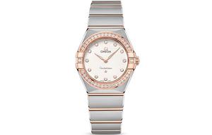 OMEGA Часы Constellation Series Constellation Watch Quartz Movement Women's Watch Watch 28mm White Dial Stainless Steel Case