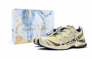 SALOMON XA PRO 3D устойчивые к истиранию дышащие низкие трейловые кроссовки Unisex Yellow