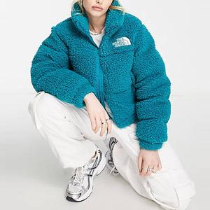 Пуховик The North Face TNF High Pile Nupste, бирюзовый