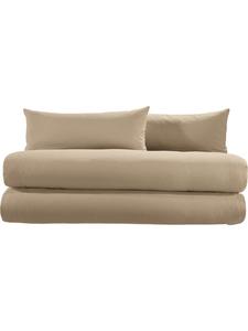 Комплект постельного белья из сирсакера, 4 предмета, Wertingen, серо-коричневого цвета Erwin Müller, 155x220 см (40x80 см)