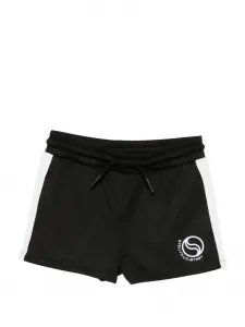 Шорты с логотипом Stella McCartney Kids, черный