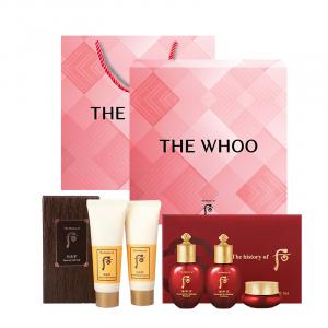 Набор для ухода за кожей archin enjoy cleansing milk & eye cream, box skincare sets увлажняет и питает, набор из 9 предметов The History Of Whoo, Cleanser Makeup Removal 2-Piece Set+Jin Rate Enjoy Set of 3