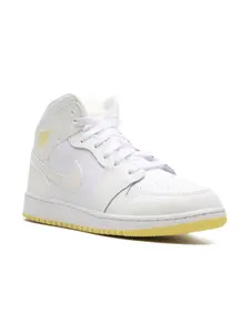Кроссовки Jordan 1 Mid Sail/Light/Laser Jordan Kids, белый