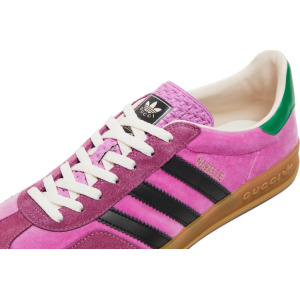 Лимитированные кроссовки Adidas Gucci x Gazelle 'Pink Velvet', розовый