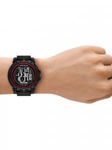 Мужские цифровые силиконовые часы Skechers SR5253, цвет Black