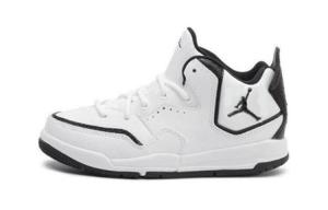 Баскетбольные кроссовки Courtside 23 для детей PS Mid-top черные/белые Jordan, черный/белый