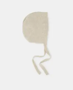 Базовая шапочка с короткими завязками для малыша Coconut El Corte Inglés, светло-коричневый