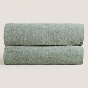 Плед Zara Home Chenille, зеленый, 140х190 см