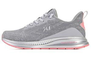 Кроссовки женские с низким верхом серый/розовый 361°