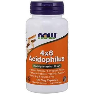 Now Foods Acidophilus 4X6 120 капсул 0,095 кг