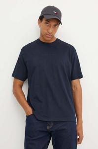 Хлопковая футболка Guess Jeans, темно-синий