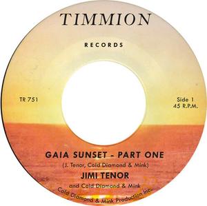 Виниловая пластинка LP Gaia Sunset [Yellow Vinyl] (7") - Jimi Tenor, Cold Diamond & Mink