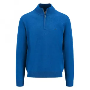 Свитер Fynch Hatton Superfine half zip, синий
