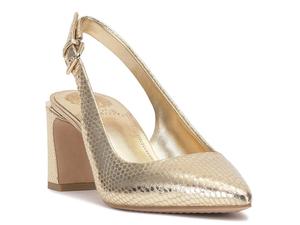 Туфли Vince Camuto Hamden Pump, Gold Metallic Snake Print Leather
