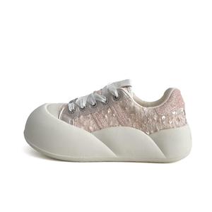 Низкие женские кроссовки City camel, Pink