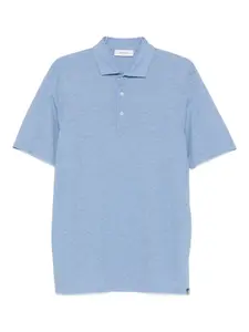 Меланжевая рубашка поло Gran Sasso, синий