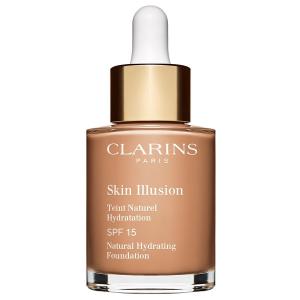 Тональный крем для лица skin illusion spf 15 Clarins, 112 - amber, объем 30 мл