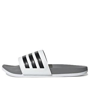 Тапочки adilette comfort slide 'white grey' Adidas, белый