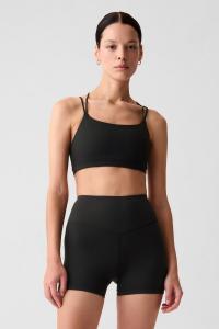 Спортивный бюстгальтер Power со средней ударопрочностью и спортивной спиной Gap, черный