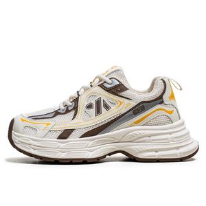 Износостойкие низкие кроссовки на массивной подошве для мужчин Bull charm, Beige Brown