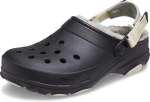 Кроксы для взрослых с подкладкой и регулируемым ремешком на пятке Crocs, черный