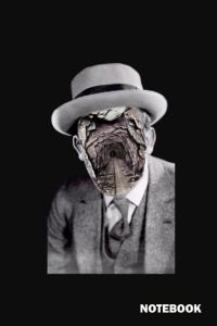 notebook: Notebooks, 2 Subject, College Ruled Paper, 100 Sheets, 9-1/2" x 6", Black art (Independently published)