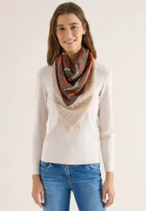 Лоскутный шарф Cecil, Braun