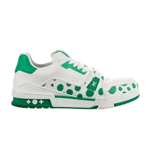 Кроссовки Louis Vuitton Yayoi Kusama x Louis Vuitton Trainer Low, зеленый