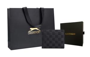 Слинг-кардхолдер Slazenger Мужской Чёрный/Авокадо Зелёный/Коричневый, Чёрный, Кроп, Бокс