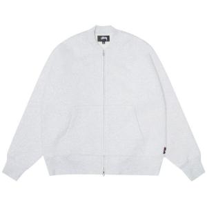 Толстовка Stussy Thermal Lined Fleece Zip, Ash Heather