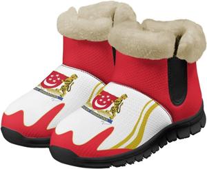 Женские зимние ботинки Jeiento для стран Северной Европы, утепленные повседневные ботинки для прогулок, Singapore