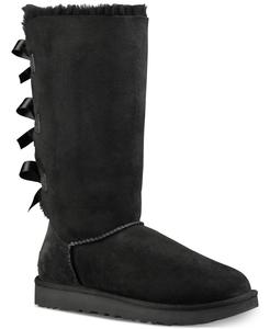Угги женские UGG Bailey Bow Tall II, черный