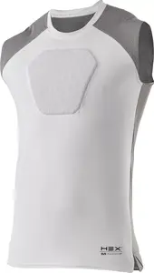 Рубашка McDavid с шестигранной грудиной для взрослых, белый