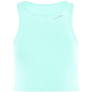 Функциональная, легкая и мягкая укороченная майка aet135ls Winshape, зеленый