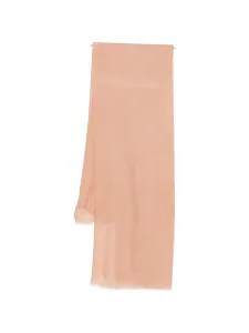 Шарф с бахромой MXAZINNIA Max Mara, бежевый