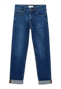 Детские прямые джинсы Mango Kids, Dark Blue