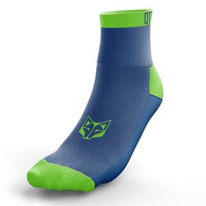 Носки Otso Calcetines Multi-sport Low Cut Electric Blue & Fluo Green, синий