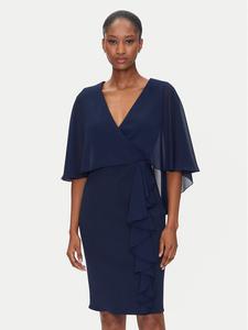 Коктейльное платье стандартный крой CFC0123560003 Rinascimento, синий